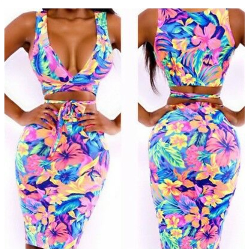 Skirt and top